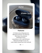 AUVI Studio-Talk True Wireless Earbuds